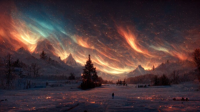 IDrawforFun_a_beautiful_winter_sky_near_the_mountain_lighted_by_24a6040d-ff6d-4f3a-8398-0717addc8a51