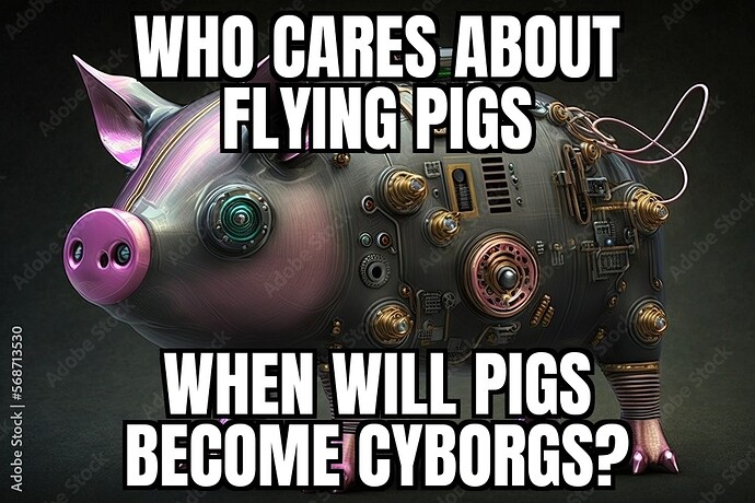 cyborg pig